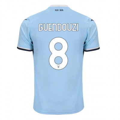 Fotbalové Dres Lazio Matteo Guendouzi #8 Domácí 2024-25 Krátký Rukáv Fotbalové Dres Lazio Matteo Guendouzi #8 Domácí 2024-25 Krátký Rukáv